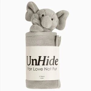 NEW Unhide Lil Marsh Baby Elephant Lovey Blanket